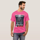 幸いにも私はアルファおもしろいクリンゲ狼人狼だ Tシャツ (正面フル)