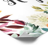 幸いにも素朴秋フローラ結婚 ポスター (角)