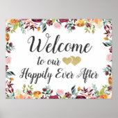 幸いにも素朴秋フローラ結婚 ポスター (正面)