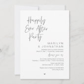幸いにも結婚の駆け落ちパーティー 招待状 (正面)