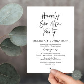 幸いにも結婚の駆け落ちパーティー 招待状