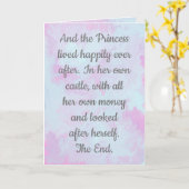 幸いにも、その後、離婚カード。 カード (黄色い花)