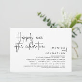 幸いにも、の結婚駆け落ちお祝い 招待状 (スタンド正面)