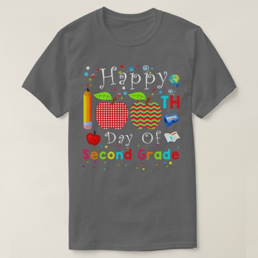 幸い二年生100日目 Tシャツ (デザイン正面)