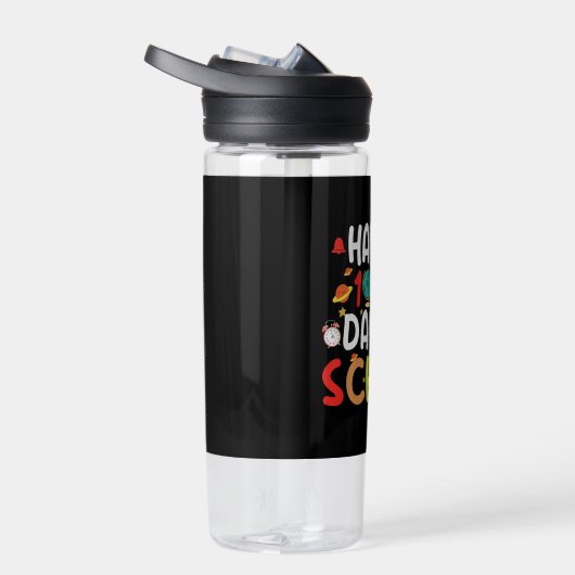 幸い100日目の学校先生生 ウォーターボトル (右面)