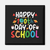 幸い100日目の学校先生生 マグネット (正面)