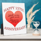 幸い15日。記念日 フォトプラーク (側面)