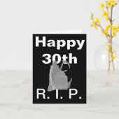 幸い30日 カード (黄色い花)