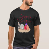 幸おもしろいせなエステル引用文イースター日曜日エクールスター。 Tシャツ (正面)