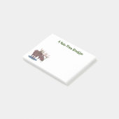 幸おもしろいせなムース漫画イラストレーション ポストイット (アングル)