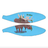 幸おもしろいせなムース漫画イラストレーション ミニバスケットボール (パネル)