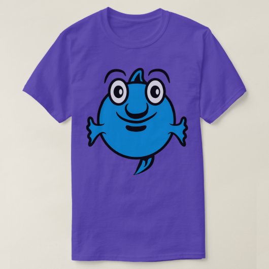 幸おもしろいせなPuffer 2 Tシャツ (デザイン正面)