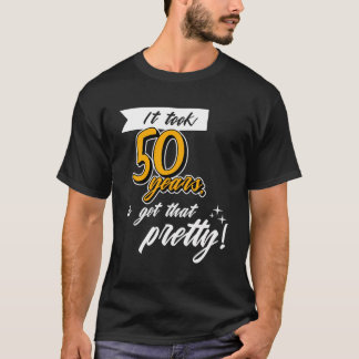 幸おもしろいせ50誕生日50歳さよし Tシャツ