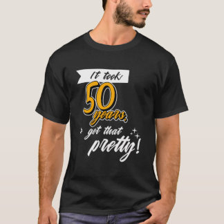 幸おもしろいせ50誕生日50歳さよし Tシャツ