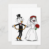 幸おもしろい福 招待状 (正面/裏面)