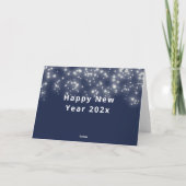 幸きらめくせな休日を書き企業の出す シーズンカード (裏面)