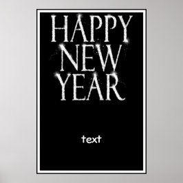 幸きらめくせな新年 ポスター