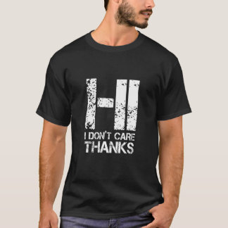 幸せいけな皮肉な皮肉こんにちは私は気にない Tシャツ