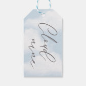 幸せいっぱいの水彩ウェディングシャワー ギフトタグ (裏面)