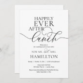 幸せいっぱいの結婚後ランチ・セレブレーション 招待状 (正面/裏面)