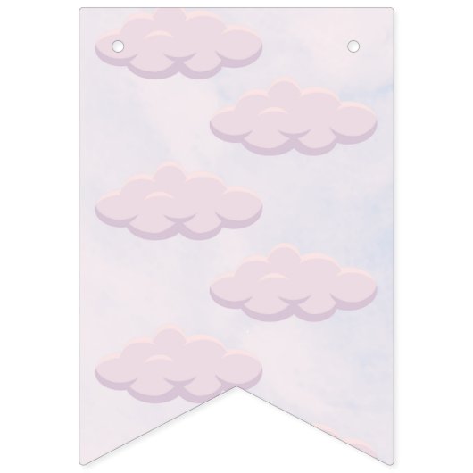 幸せいっぱいの花嫁が夢見る ブライダルシャワー バンティングフラッグ (第2の旗)