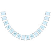 幸せいっぱいの花嫁さま　ブライダルシャワー バンティングフラッグ (全)