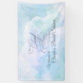 幸せいっぱいの花嫁のシャワーパーティー 横断幕 (縦)