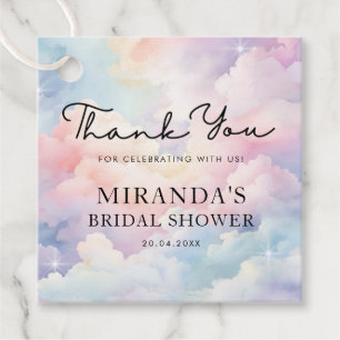 幸せいっぱい！ウェディングシャワーのお礼 フェイバータグ