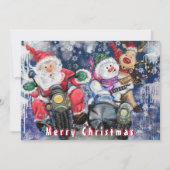 幸せおもしろいな友達とのクリスマスカード (正面)