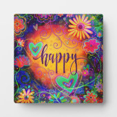 幸せお洒落なフローラの陽気さ フォトプラーク (正面)