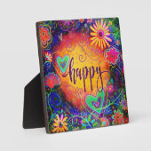 幸せお洒落なフローラの陽気さ フォトプラーク (正面)