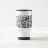 幸せがあって下さい! コーヒーを飲んで下さい! マグ (中央)