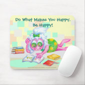 幸せがあって下さい! マウスパッド (マウス)