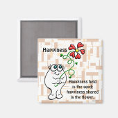 幸せが共有される花 マグネット (正面/裏面)