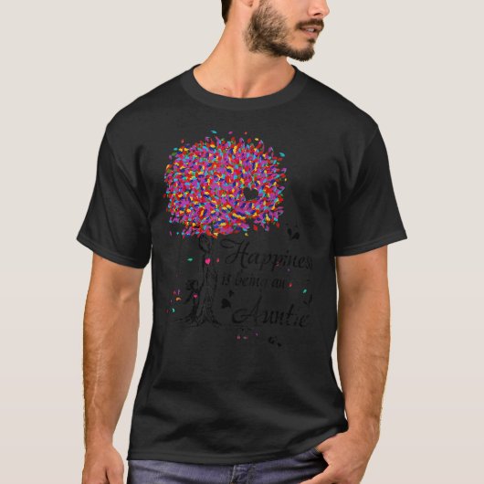 幸せが可愛い母の日 Tシャツ (正面)