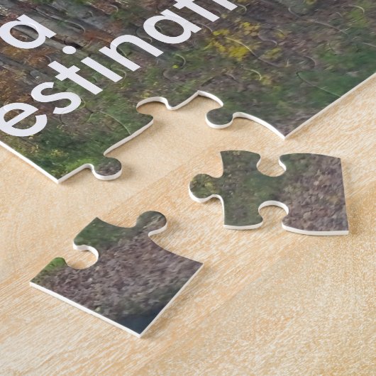 幸せが旅の自然風景 ジグソーパズル (側面)