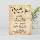 幸せが永遠に続くおとぎの国のウェディングのご案内 招待状 (スタンド正面)