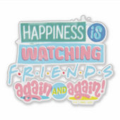幸せが見守るFRIENDS™ Again & Again シール (正面)