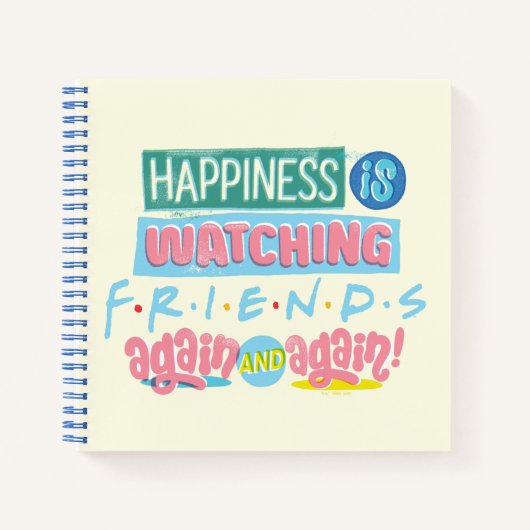 幸せが見守るFRIENDS™ Again & Again ノートブック (正面)