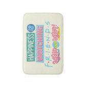 幸せが見守るFRIENDS™ Again & Again バスマット (正面縦)