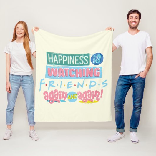 幸せが見守るFRIENDS™ Again & Again フリースブランケット (インサイチュ)