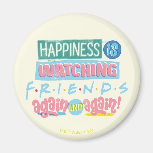 幸せが見守るFRIENDS™ Again & Again マグネット (正面)