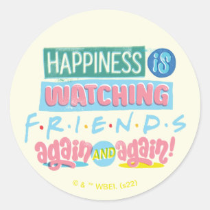 幸せが見守るFRIENDS™ Again & Again ラウンドシール