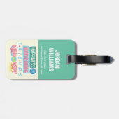 幸せが見守るFRIENDS™ Again & Again ラゲッジタグ (裏面横)