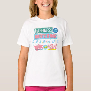 幸せがFRIENDS™を何度も見る Tシャツ