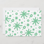 幸せすべて5つの写真の休日カード シーズンカード (裏面)