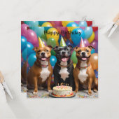 幸せそうなホッとした誕生日、Bdayカード カード (正面/裏面インサイチュ)