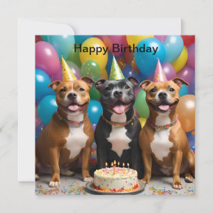 幸せそうなホッとした誕生日、Bdayカード カード