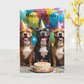 幸せそうなホッとした誕生日、Bdayカード カード (黄色い花)