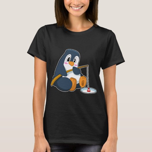 幸せそうな泳ぐ魚 Tシャツ (正面)